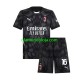 Camisola AC Milan Mike Maignan 16 Guarda-redes Criança Equipamento Primeiro 2024-2025 Manga Curta